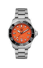 タグホイヤーオレンジ ラバーベルト アナログ時計 タグホイヤー懐かしいダイバーズウォッチ TAG Heuer オレンジ