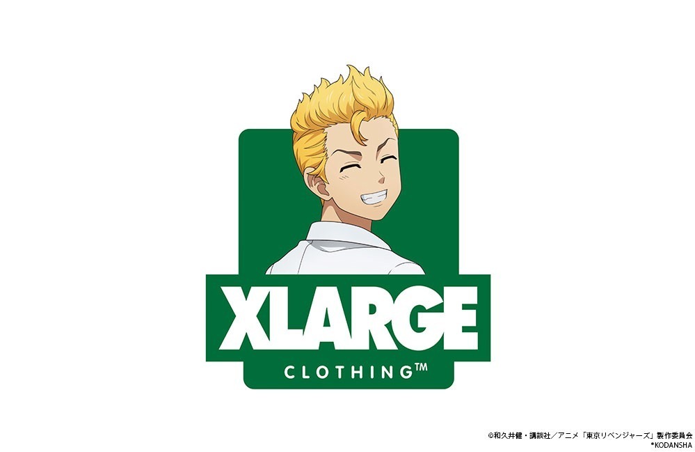 XLARGE×アニメ『東京リベンジャーズ』のTシャツ、タケミチや東京卍會 