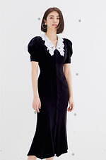 スナイデル22年夏の新作ワンピース、フリルカラーのAラインドレスやストライプ柄シャツワンピ｜写真28