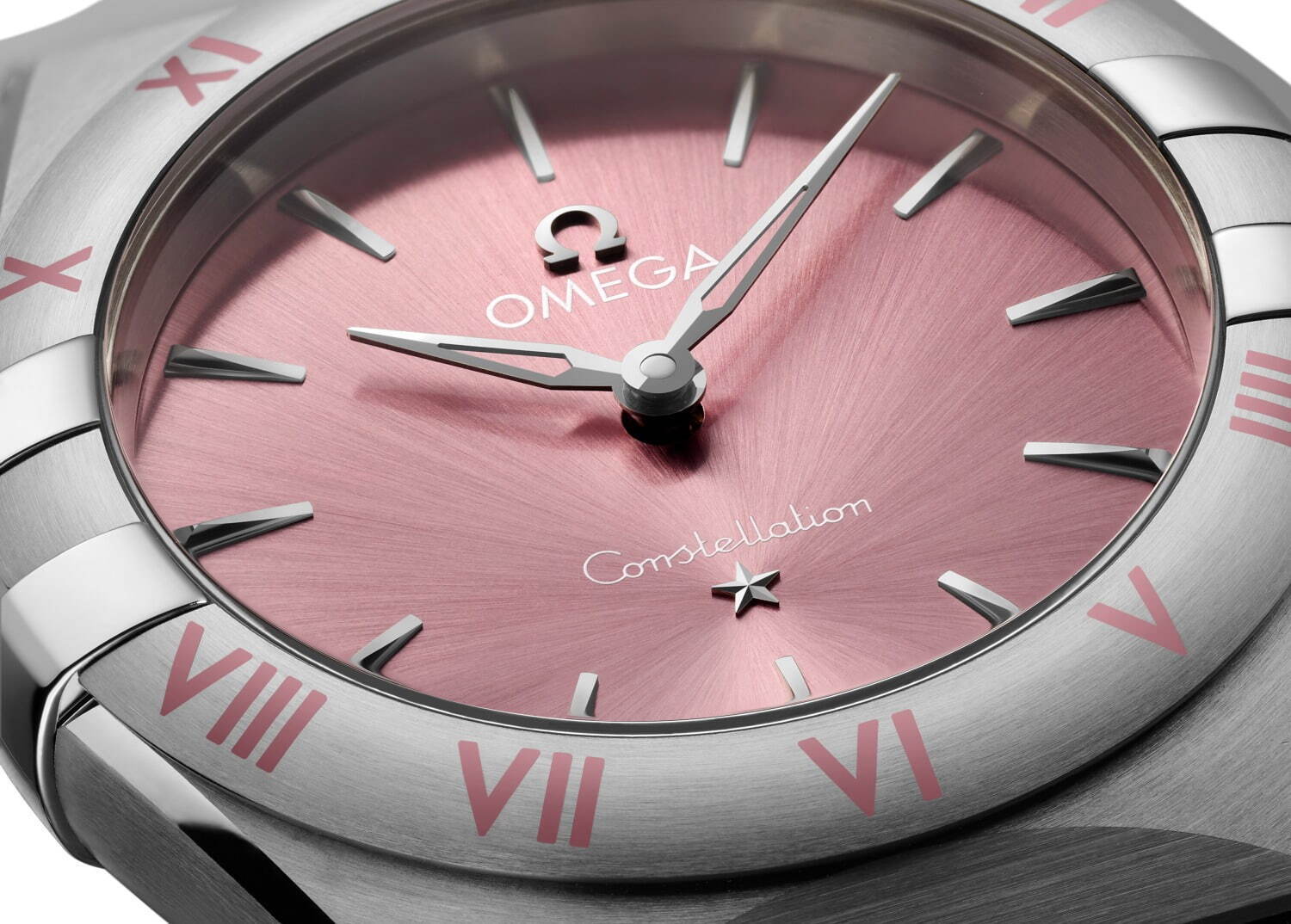 オメガ「コンステレーション」2022年レディース腕時計、パステルカラー 