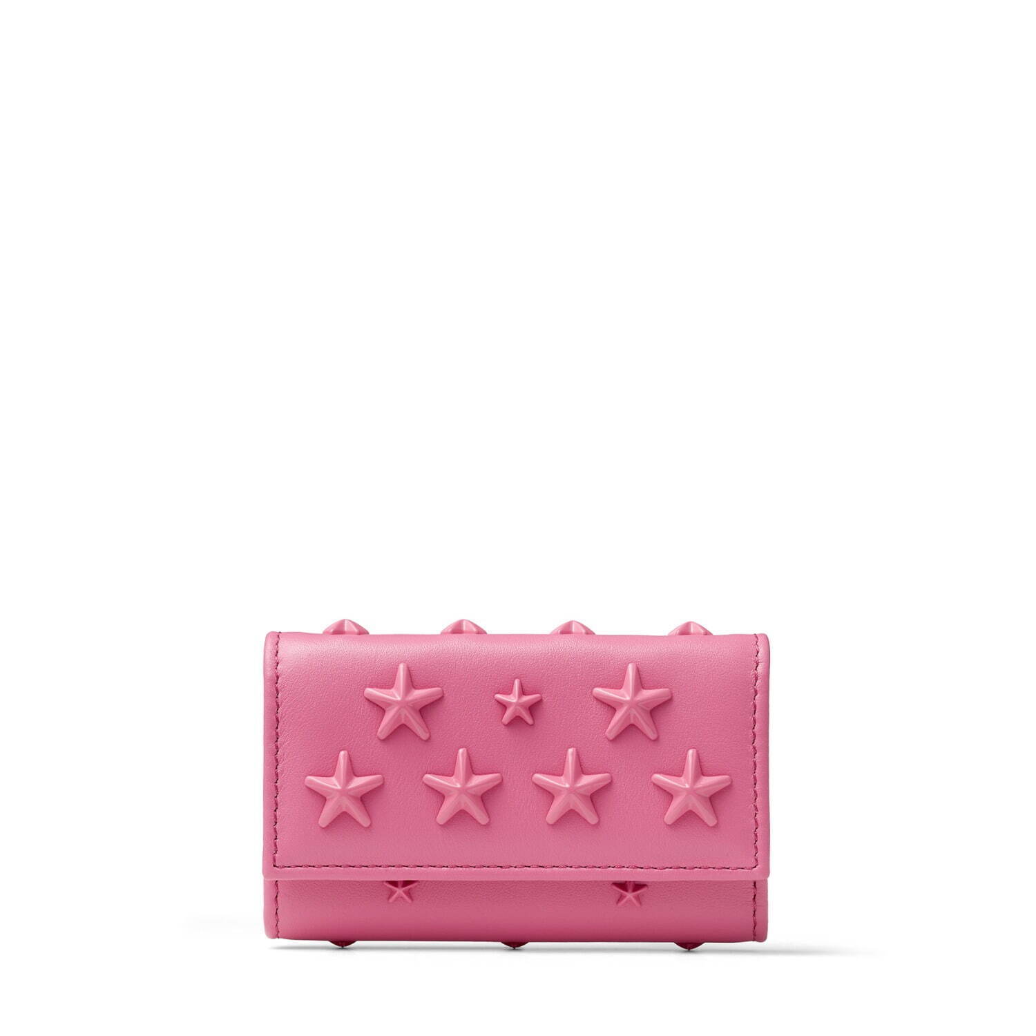 ジミー チュウ22年夏の新作スモールレザーグッズ、スタースタッズ×桜ピンクの二つ折り財布やミニ財布｜写真18