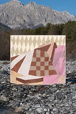 A.P.C.“アンデス文化着想”の幾何学模様キルト＆カラフルクッション｜写真10