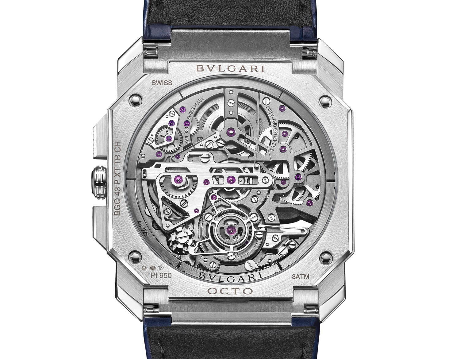 ブルガリ「オクト フィニッシモ クロノグラフ GMT」オールステンレス 