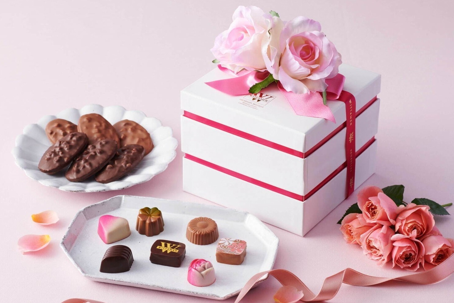 ヴィタメール“ハート＆バラ型チョコ＆濃厚ショコラサブレ”のスイーツボックス、母の日ギフトにも