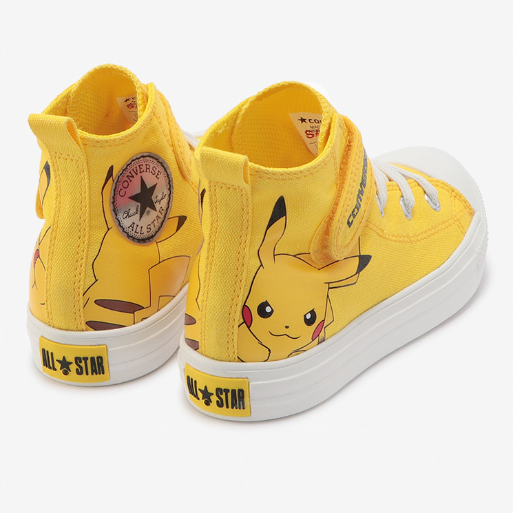 コンバース ポケットモンスターのデザインのキッズシューズ 