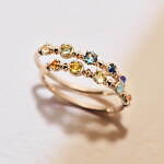 ノジェス新作ジュエリー、“アネモネの花”ネックレスや“空の色”着想のカラーストーンリング｜写真3