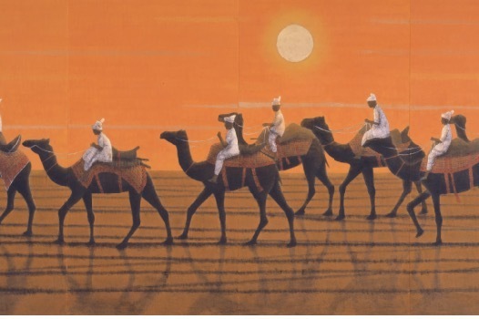 沖縄｜「悠久のシルクロード展」沖縄県立博物館・美術館で、平山郁夫の日本画やシルクロードゆかりの至宝を展示