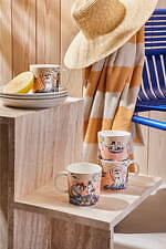 「ムーミン バイ アラビア」22年夏の新作マグ＆プレート、北欧の夏を描いた特別なコラージュイラスト｜写真8