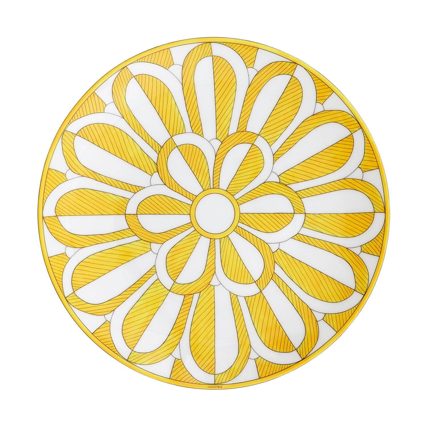 エルメス“太陽”に着想を得た新作テーブルウェア「ソレイユ ドゥ エルメス」ヤシの葉や花がモチーフ - ファッションプレス