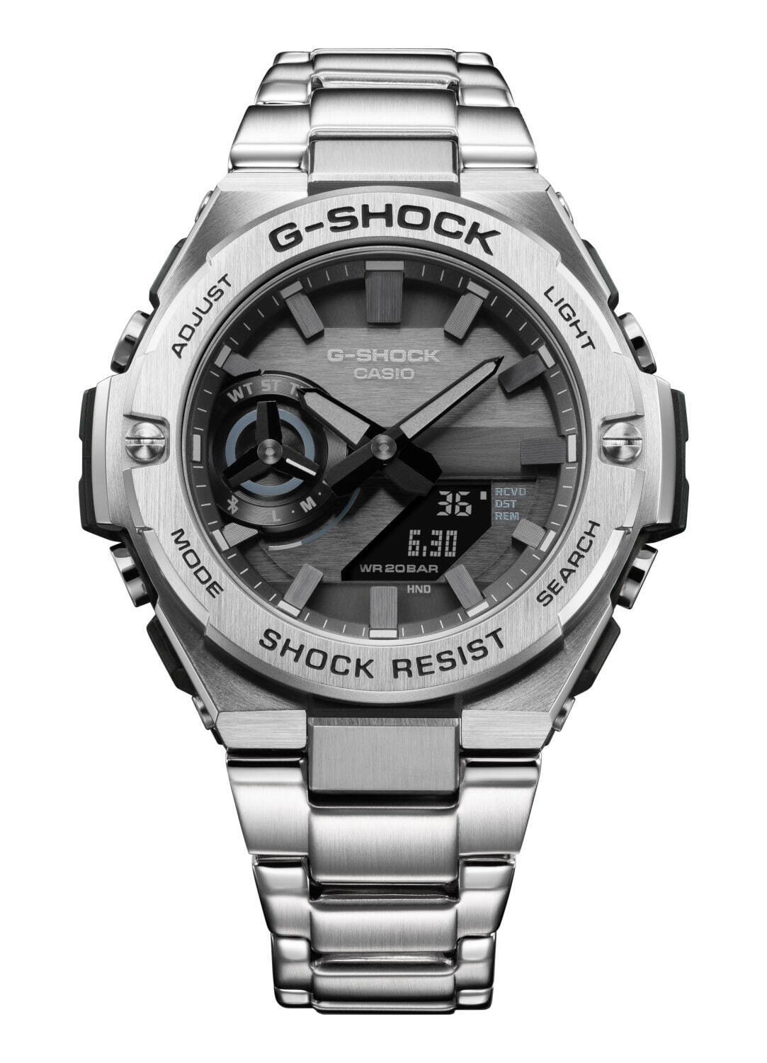 G-SHOCK“メタル×樹脂”の新作ソーラー腕時計、角度によって異なる質感のベゼル搭載｜写真6