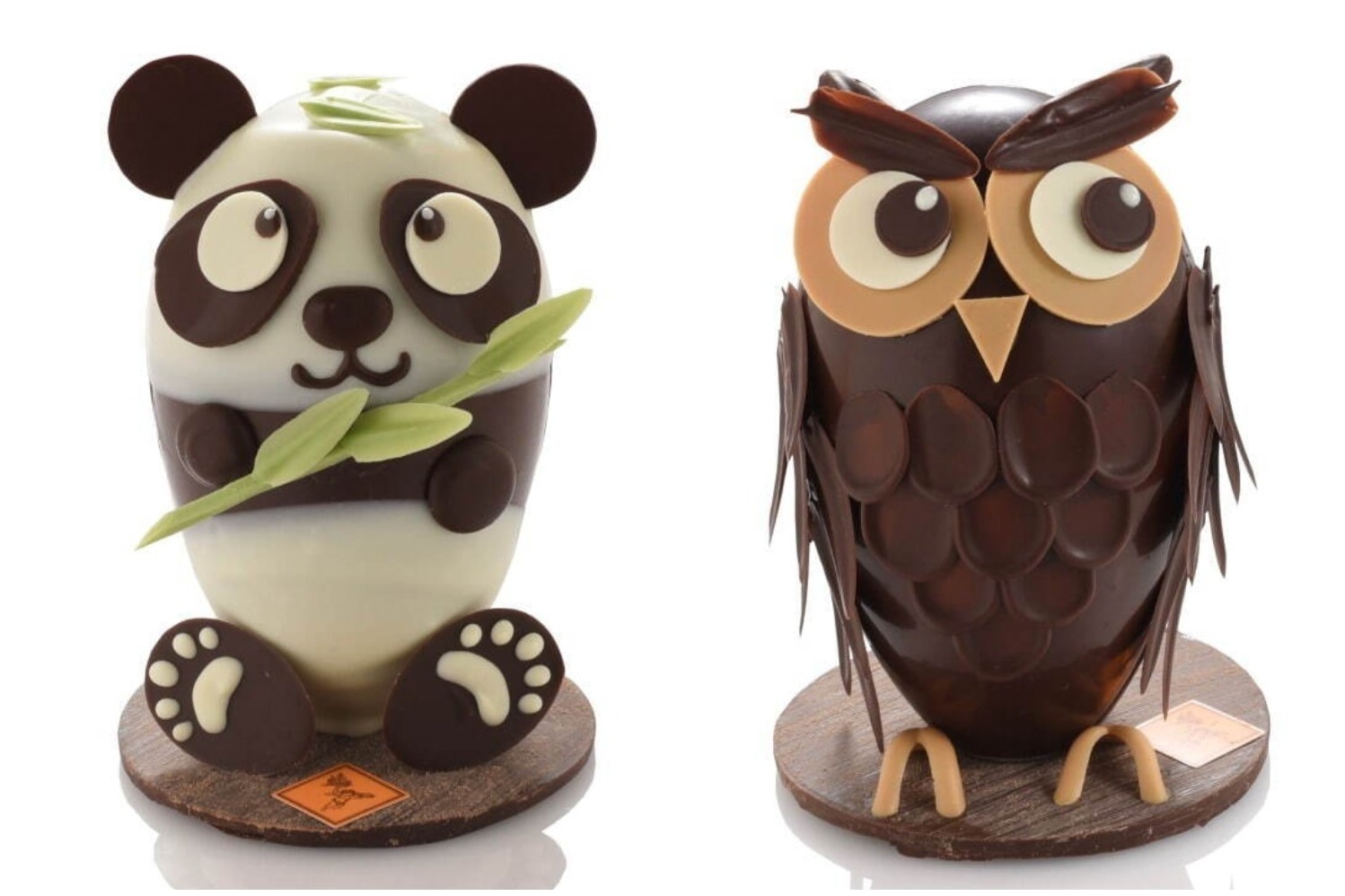 フレデリック・カッセルのイースター、“パンダ＆ミミズク”モチーフのエッグ型チョコ