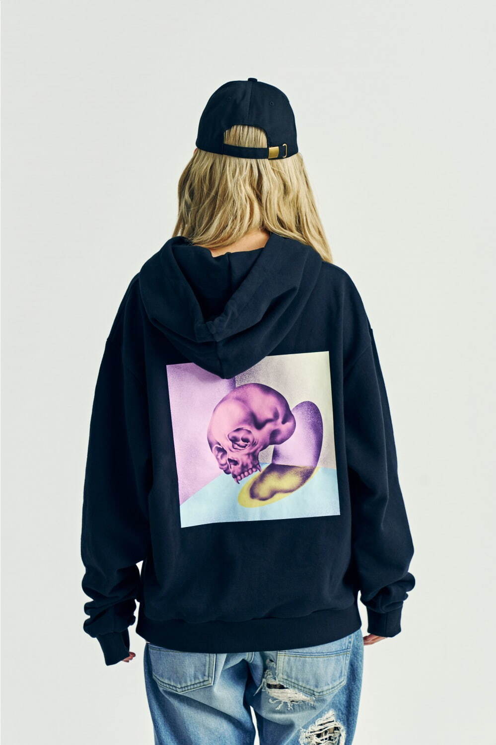 RU POP ART SKULL PULL OVER 24,200円