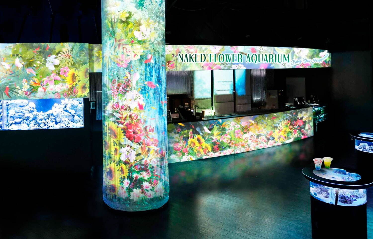 マクセル アクアパーク品川“花と緑”の初夏イベント、花が咲くイルカショーや音×光のクラゲ水槽｜写真4