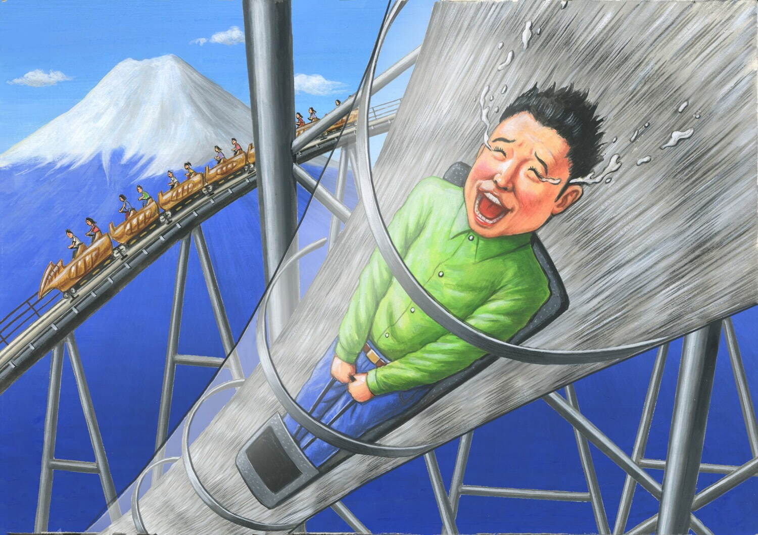 富士急ハイランド「FUJIYAMAタワー」に新絶叫スライダー誕生、地上55mの展望台から急降下｜写真1