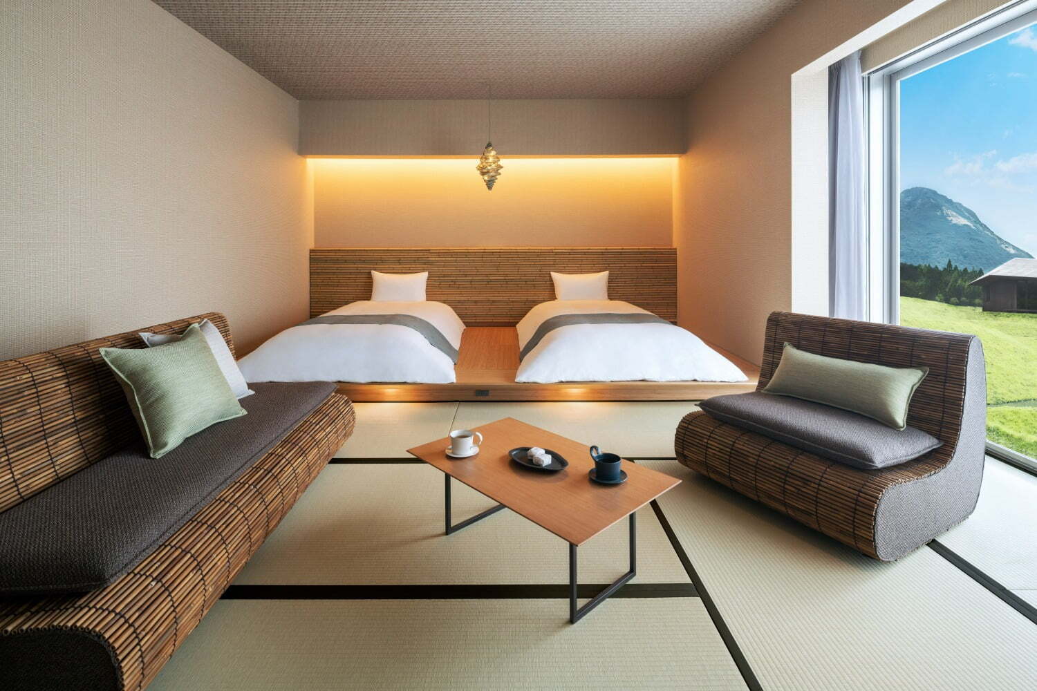 伝統・歴史｜星野リゾートの温泉旅館「界」大分・由布院温泉に開業、棚田の風景に癒される客室と由布岳を望む露天風呂