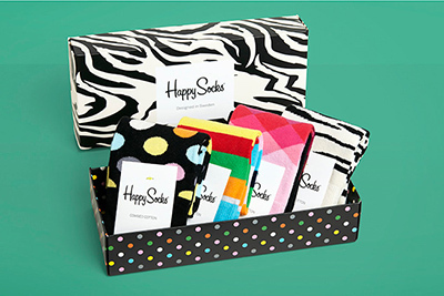 スウェーデン発「ハッピーソックス」からクリスマスギフトパックが登場
