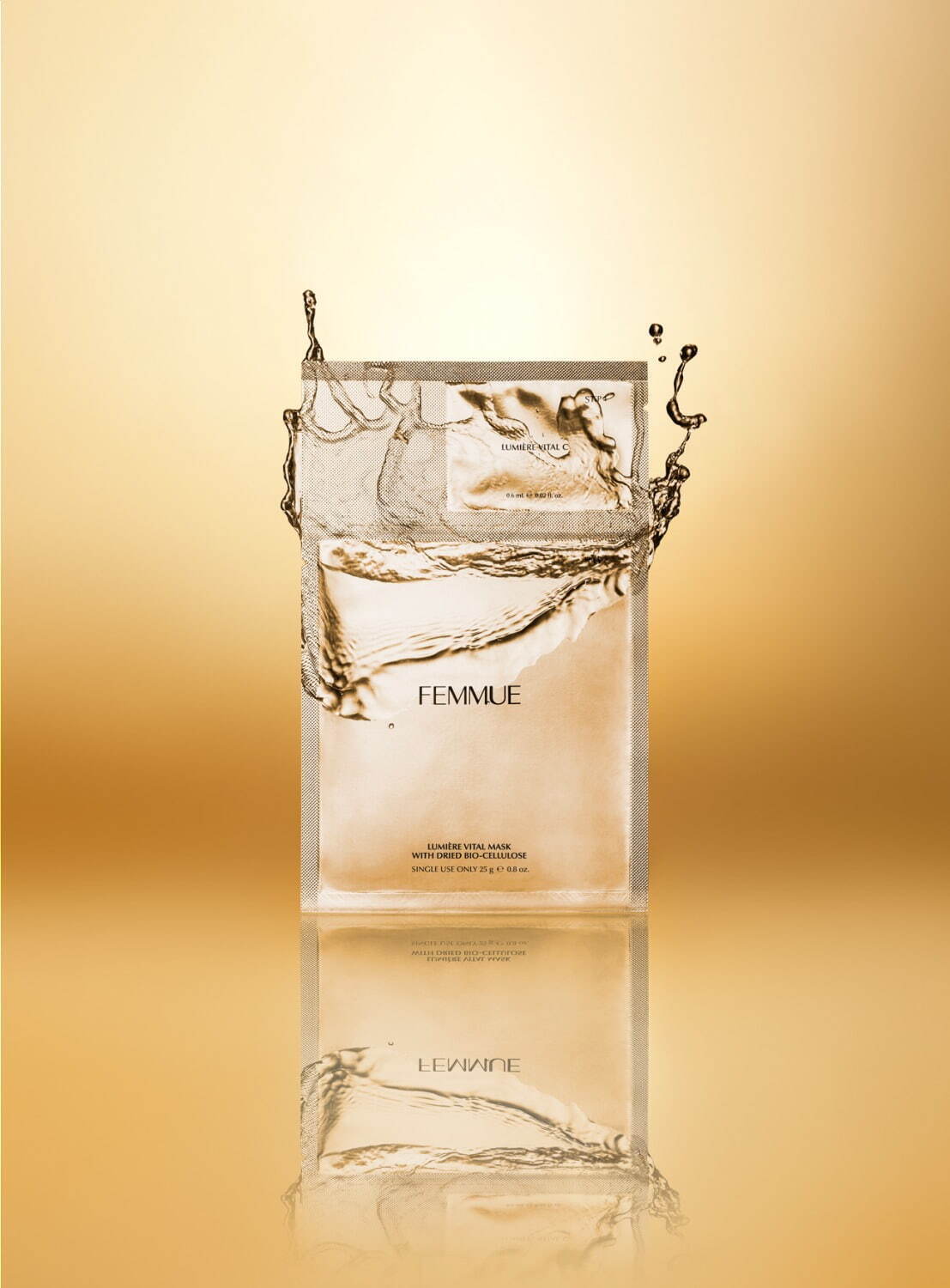 「ルミエール ヴァイタルマスク」ルミエールヴァイタルC [クリア肌&導入美容液] 0.6mLとのセット)×5袋入 4,840円