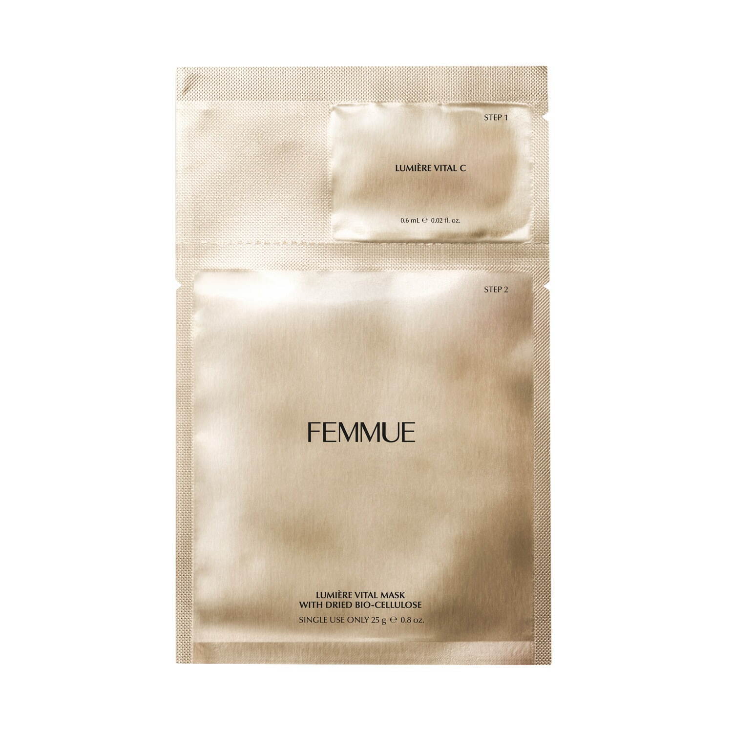 「ルミエール ヴァイタルマスク」ルミエールヴァイタルC [クリア肌&導入美容液] 0.6mLとのセット)×5袋入 4,840円