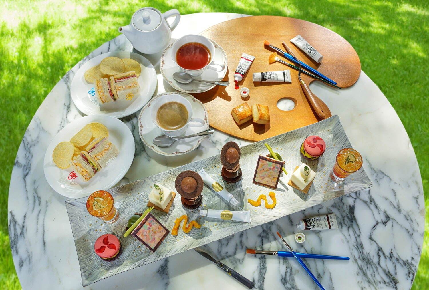 「Dessert&Tea “ちいさなアート展”」9,000円/2名