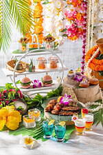 ヒルトン東京“ハワイアン”アフタヌーンティー、お肉プレートやココナッツ×紫芋スイーツなど｜写真2