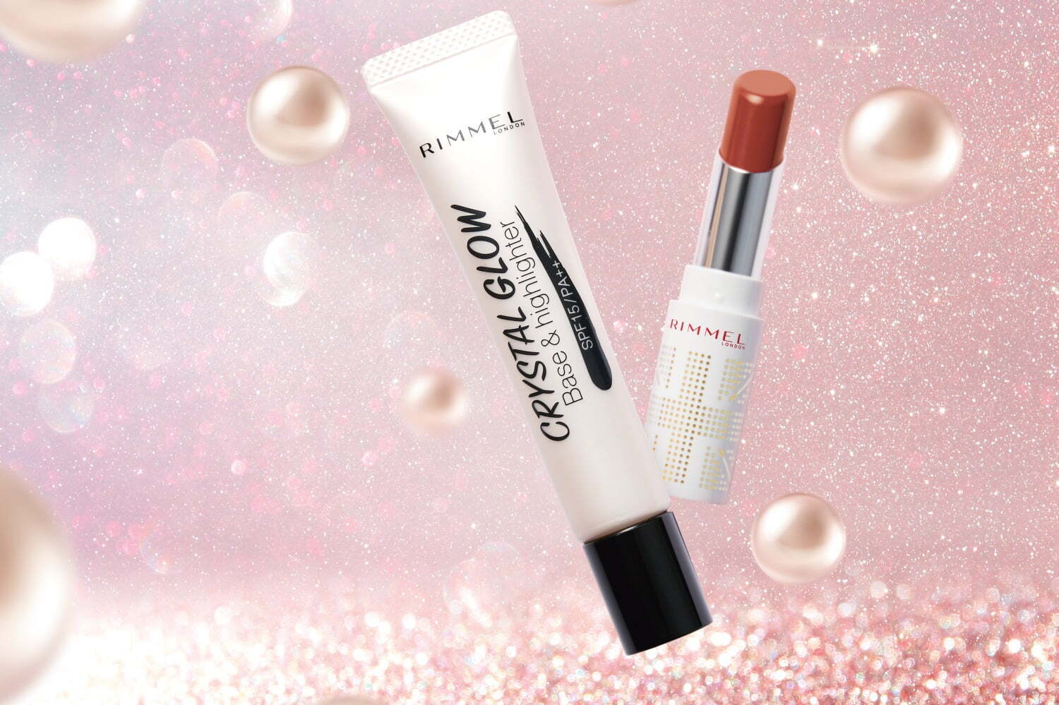 リンメル2022年夏コスメ、"1本で2役”リキッド下地 ＆ハイライターに新色＆限定ティントも