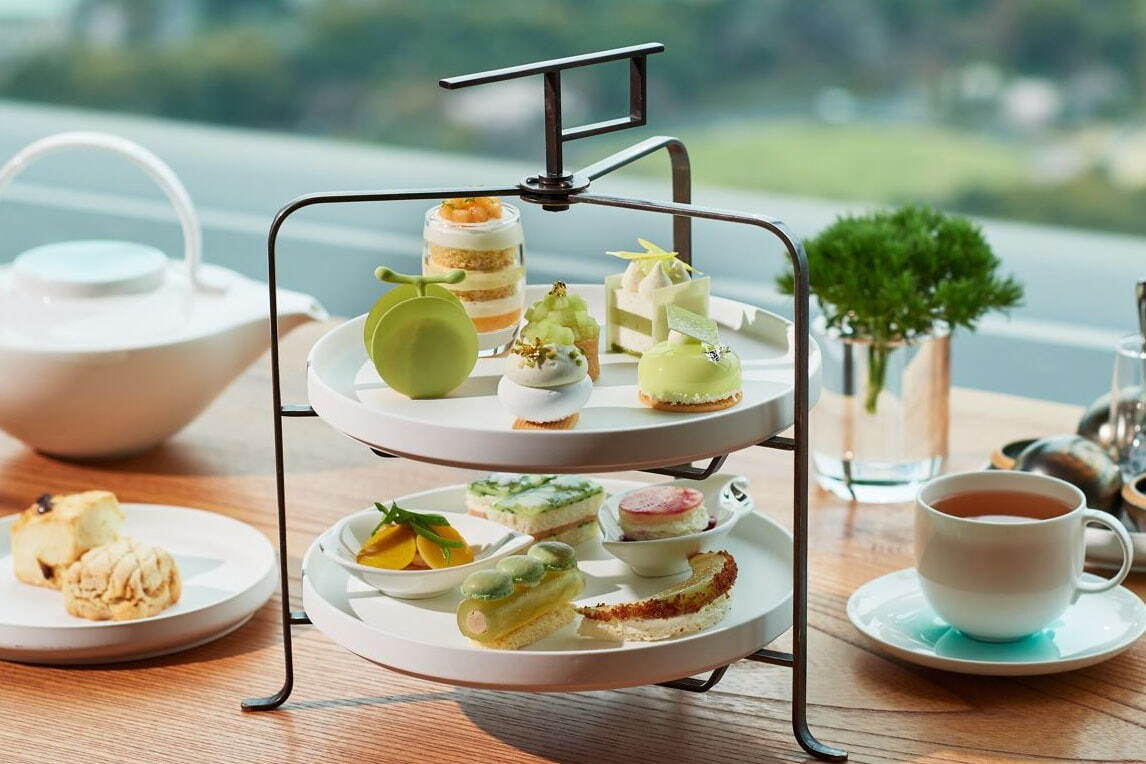 フォーシーズンズホテル東京大手町「メロンアフタヌーンティー」