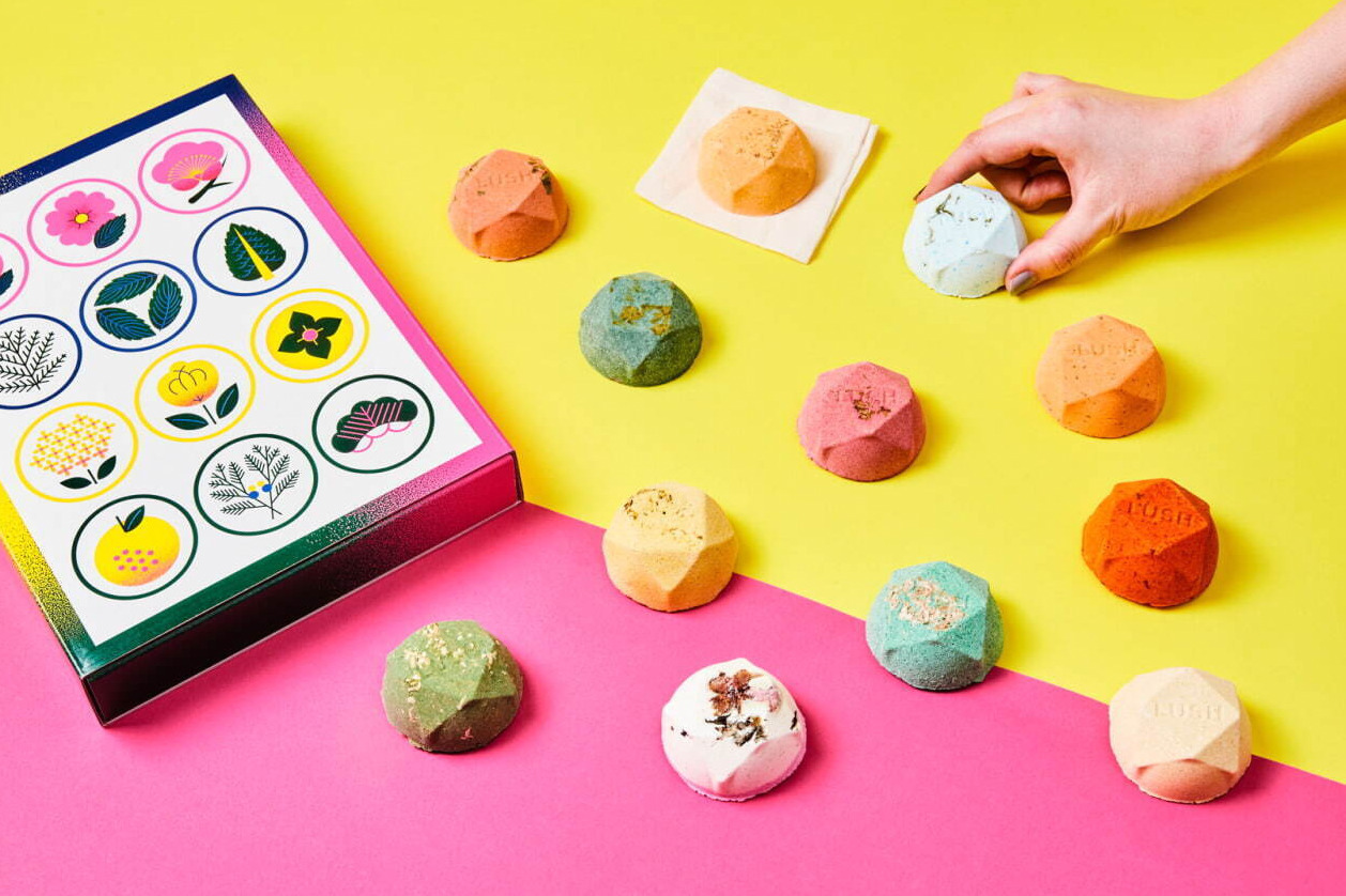 バスボム｜ラッシュ「日本の四季」着想のバスボムセット、“春の桜”や“秋の金木犀”など全12種