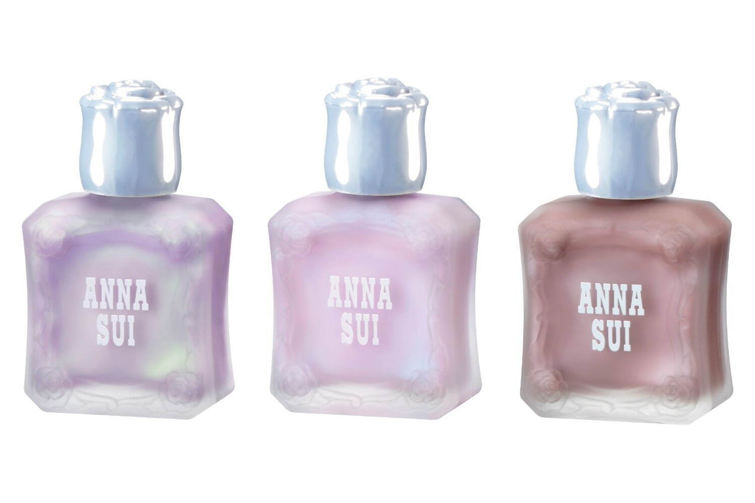 マットネイル｜アナ スイ2022年夏コスメ、“マーブルアイス風”アイカラー＆“フローズンアイス”風マットネイル