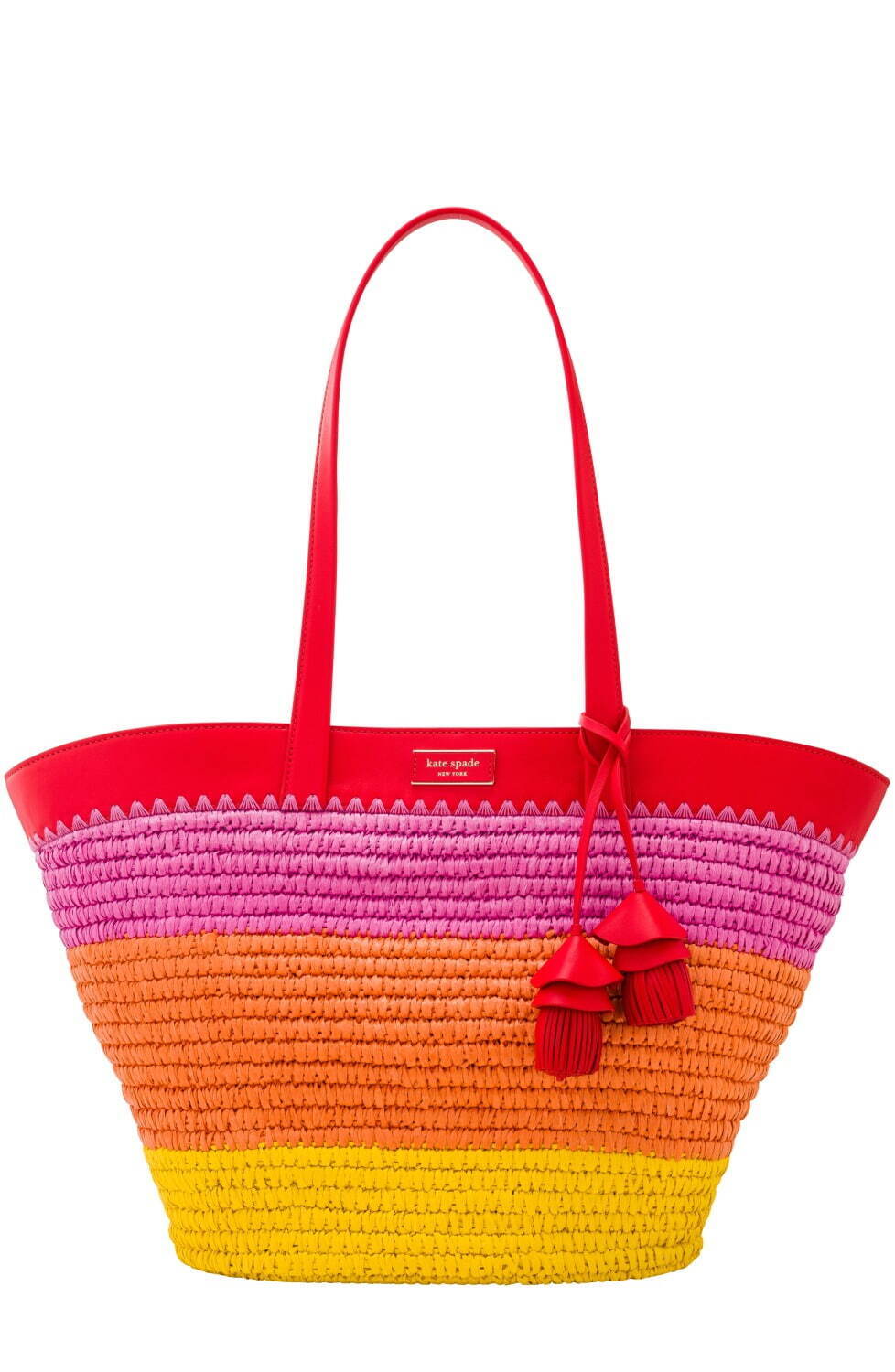 ケイト・スペード22年夏の新作バッグ、真っ赤なトマトのハンドバッグ＆ピンクグレープフルーツかごバッグ｜写真11
