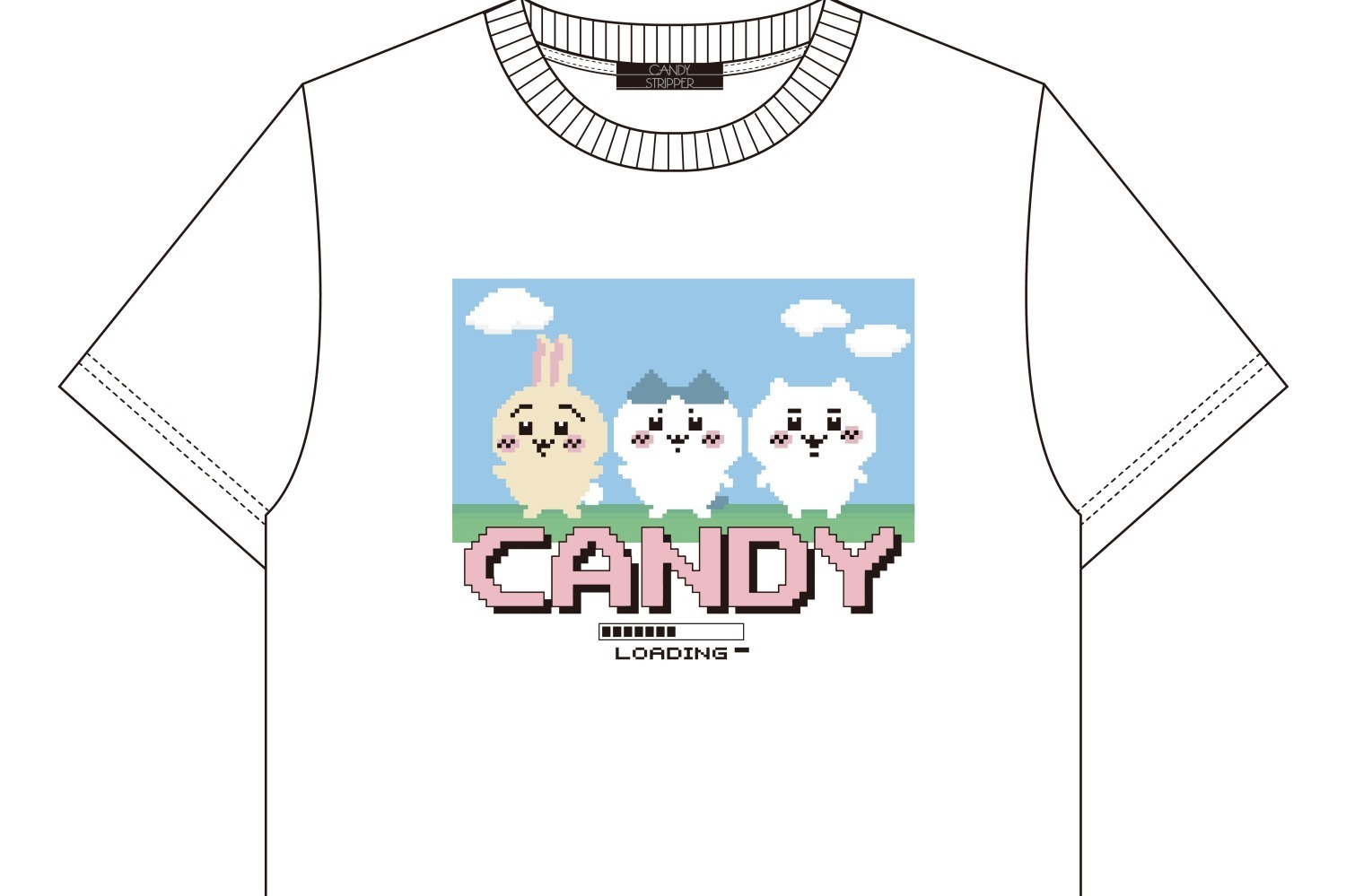 ちいかわ×人気ブランドのコラボグッズが全国パルコで、キャンディ ストリッパーのTシャツなど