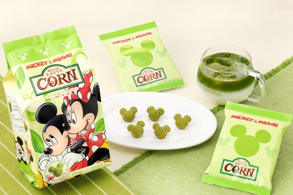 東京ばな奈とディズニーの3Dミッキーマウス型コーン菓子に新作“抹茶ラテ”風フレーバー