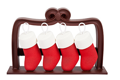 ダックワーズ｜ラデュレからクリスマス限定スイーツ登場 - ユーモアたっぷりのソックス型スイーツやマカロン