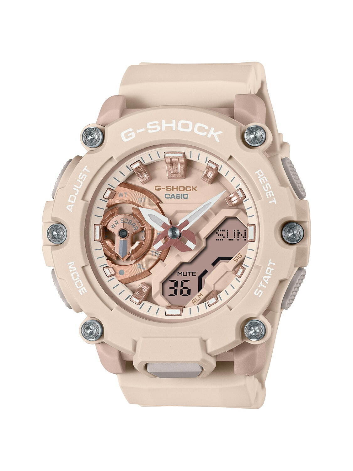 G-SHOCK"マット×メタリック"カラーのユニセックス腕時計