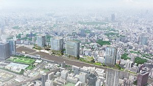 「JWマリオット・ホテル東京」品川開発で高輪ゲートウェイ駅前に2025年秋開業、高層階に約200室｜写真3