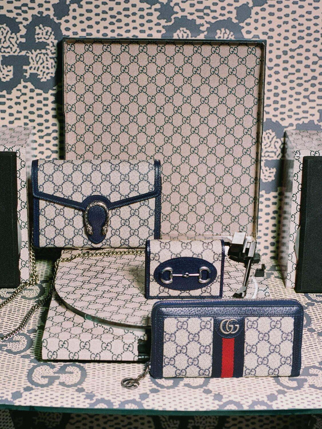 グッチ(GUCCI) ブルー GG キャンバス｜写真13