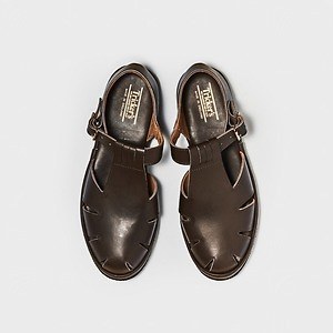 TRICKER'SトリッカーズLEWESレザーグルカサンダル英国製UK8美品