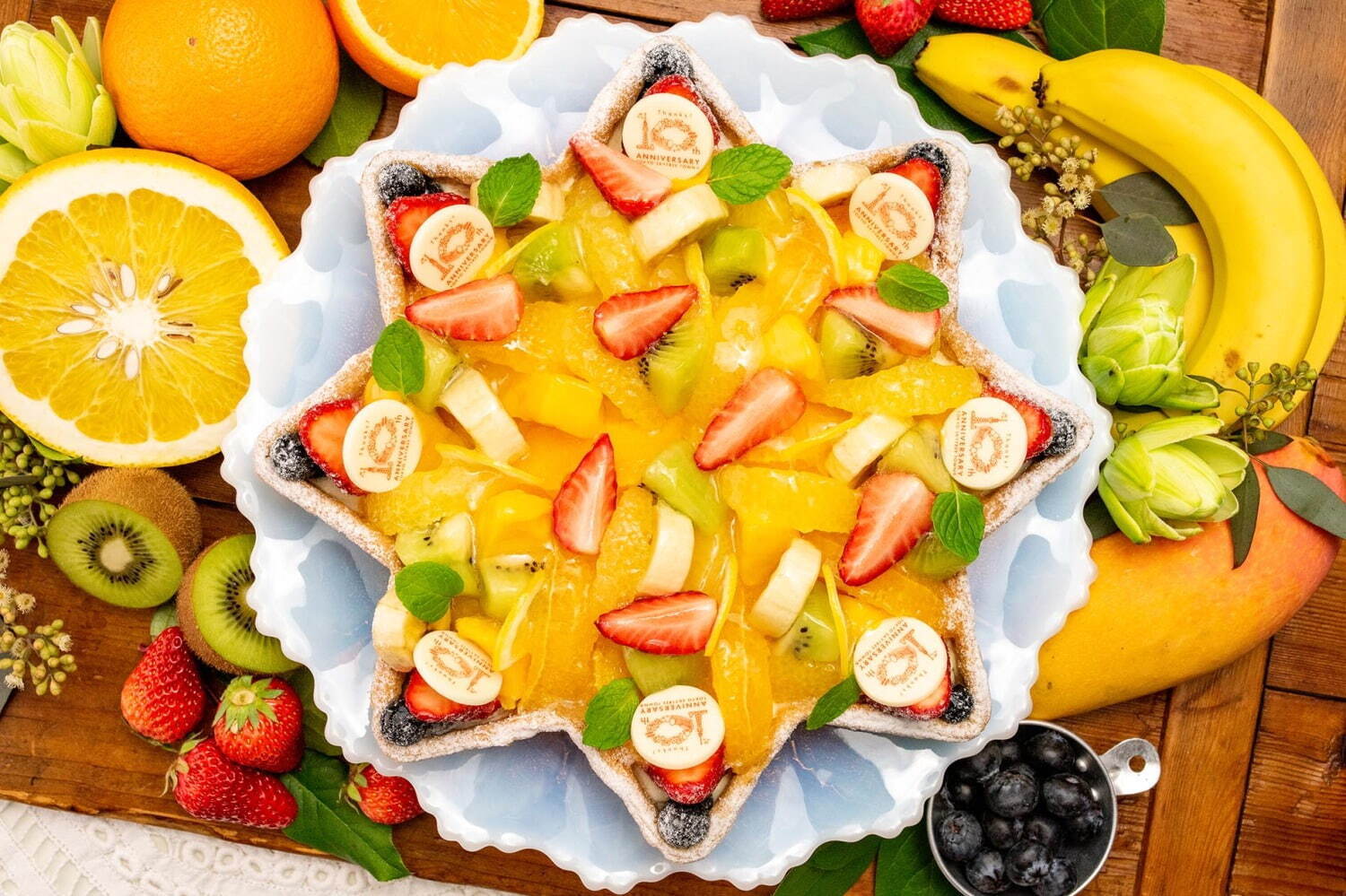 キル フェ ボンから東京スカイツリータウン10周年記念の星型タルト、ソラマチ店限定で発売