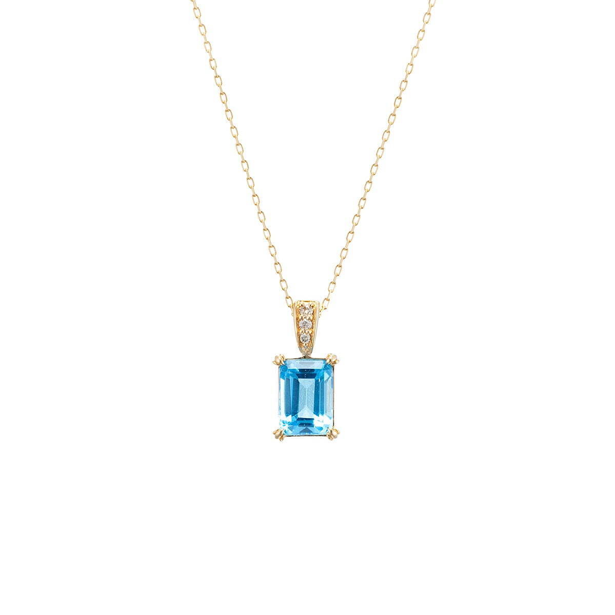 K10YG Necklace / Topaz / Diamond 29,700円