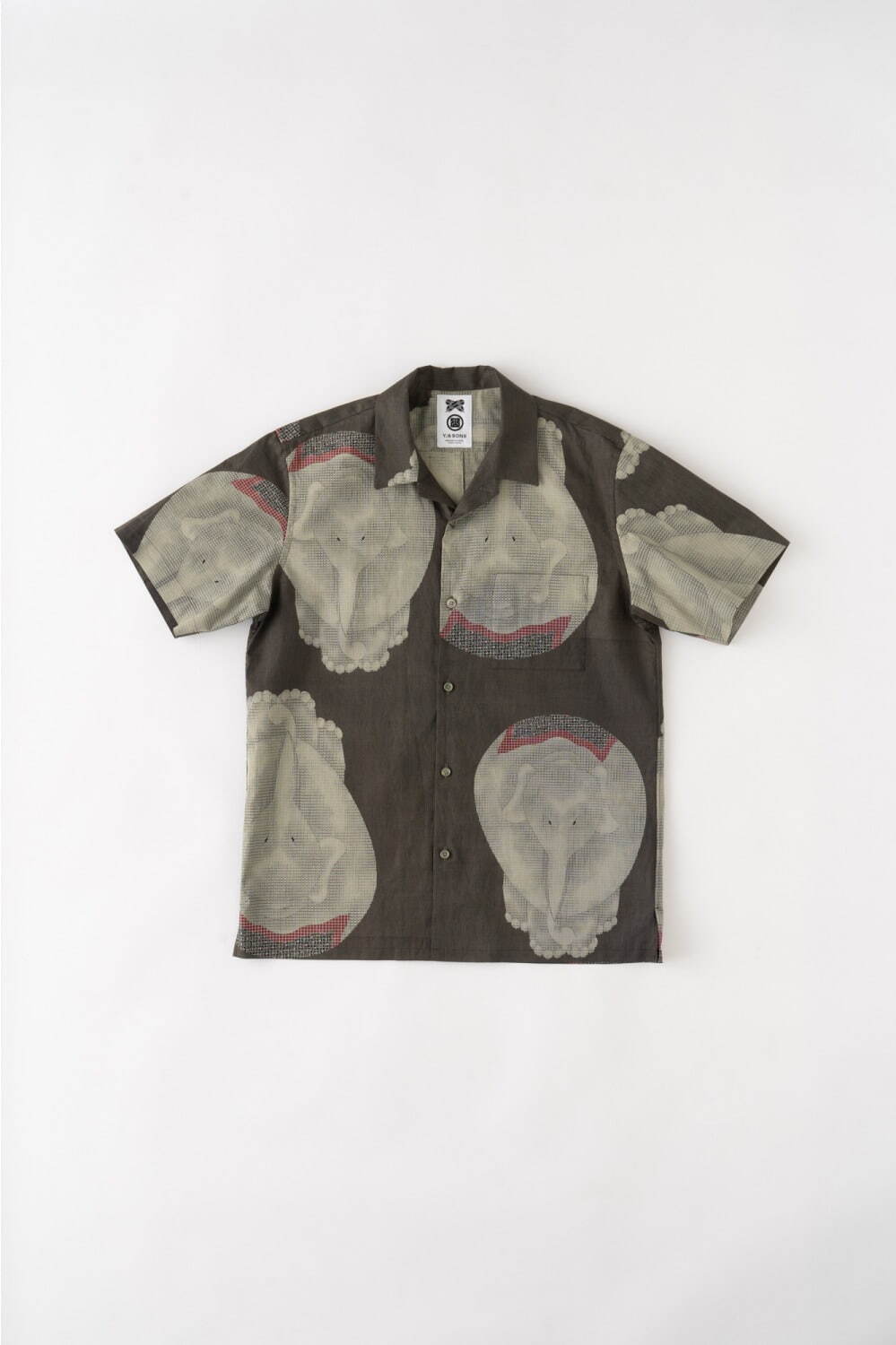 オープンカラー半袖シャツ 象 28,600円