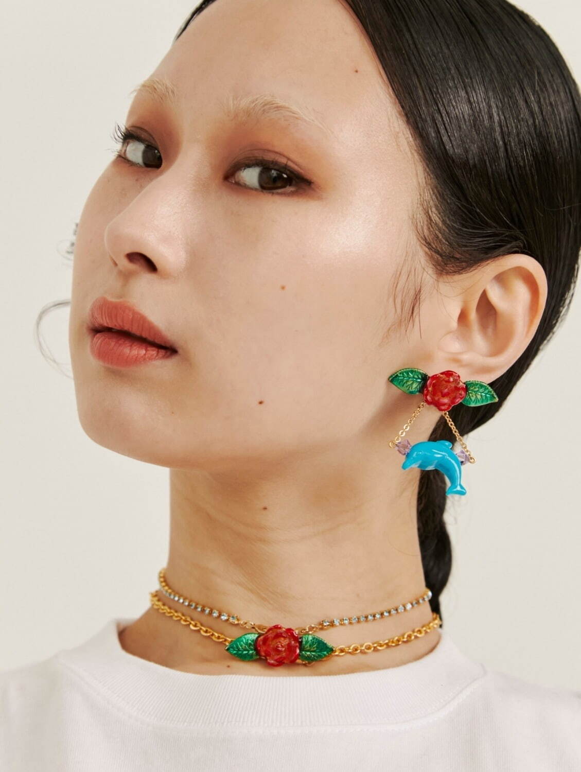 PAMEO POSE（パメオポーズ）の「Balcony Rose Pierce（ピアス