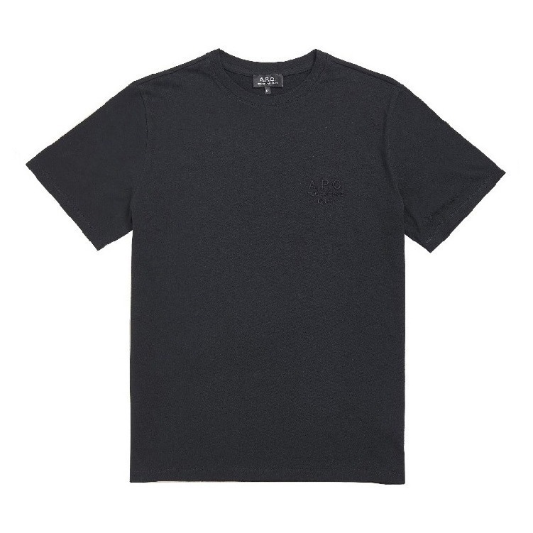 即完売モデル】A.P.C.アーペーセー☆センター刺繍ロゴ Tシャツ