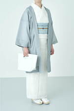 ザ・ヤードの新作夏きもの＆ゆかた、木々や海など自然の“あお”を表現 - 切子ガラスの帯留も｜写真9