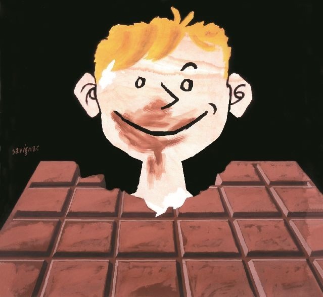 「Chocolat Tobler」 70x70cm 2002 Offset