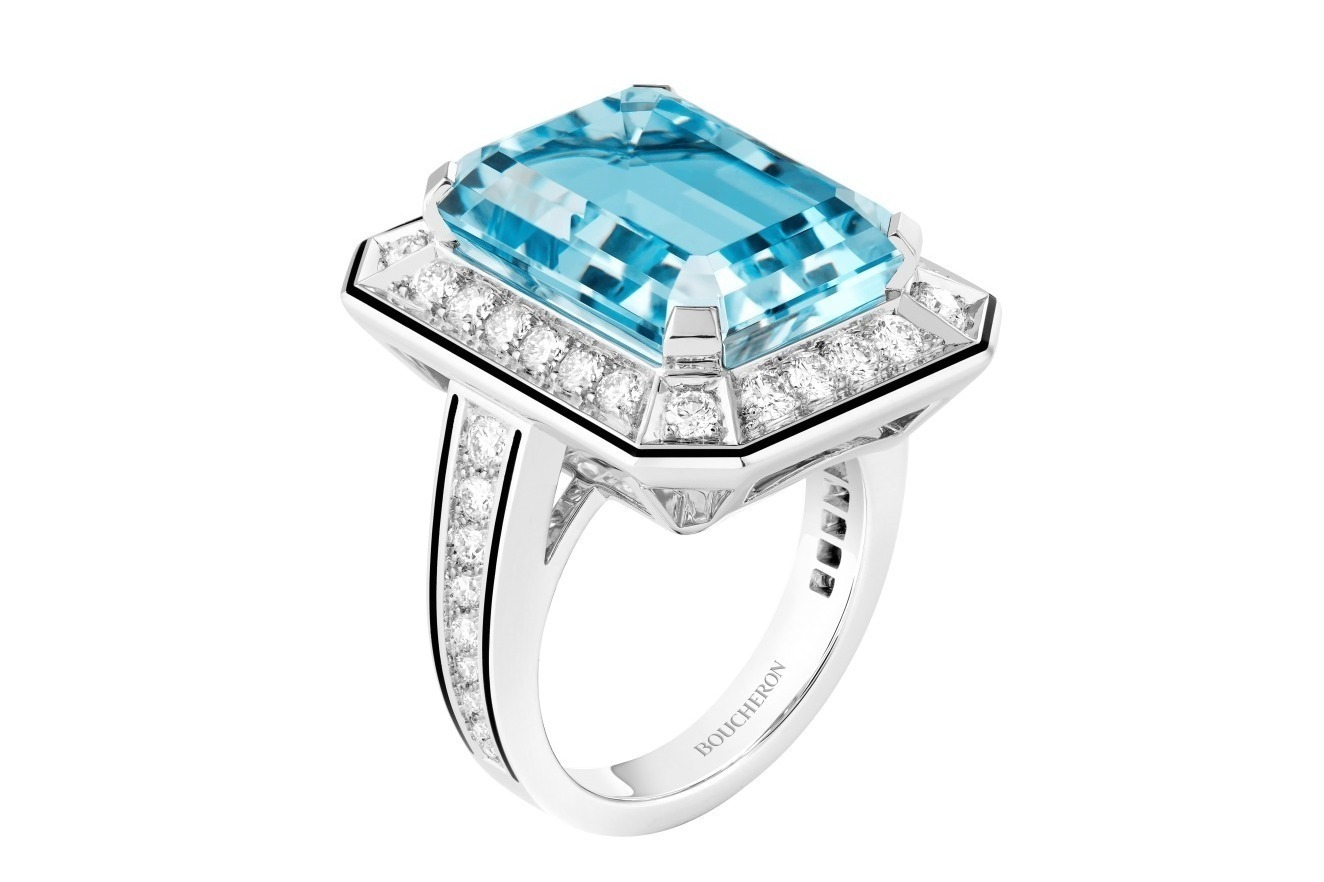 エメラルド｜ブシュロン「ヴァンドーム リズレ」新作ジュエリー、“キャンディカラー”の八角形ストーンリングなど