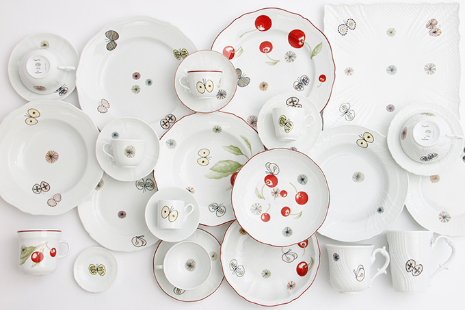 ミナ ペルホネンがデザインしたリチャード ジノリの食器 - パスザバトンでクリスマスに向けた展示販売 | 写真