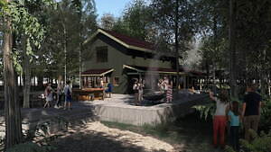 アウトドア施設「フォークウッドビレッジ」山梨・八ヶ岳に、大自然のキャンプ場＆本格テントサウナ｜写真1