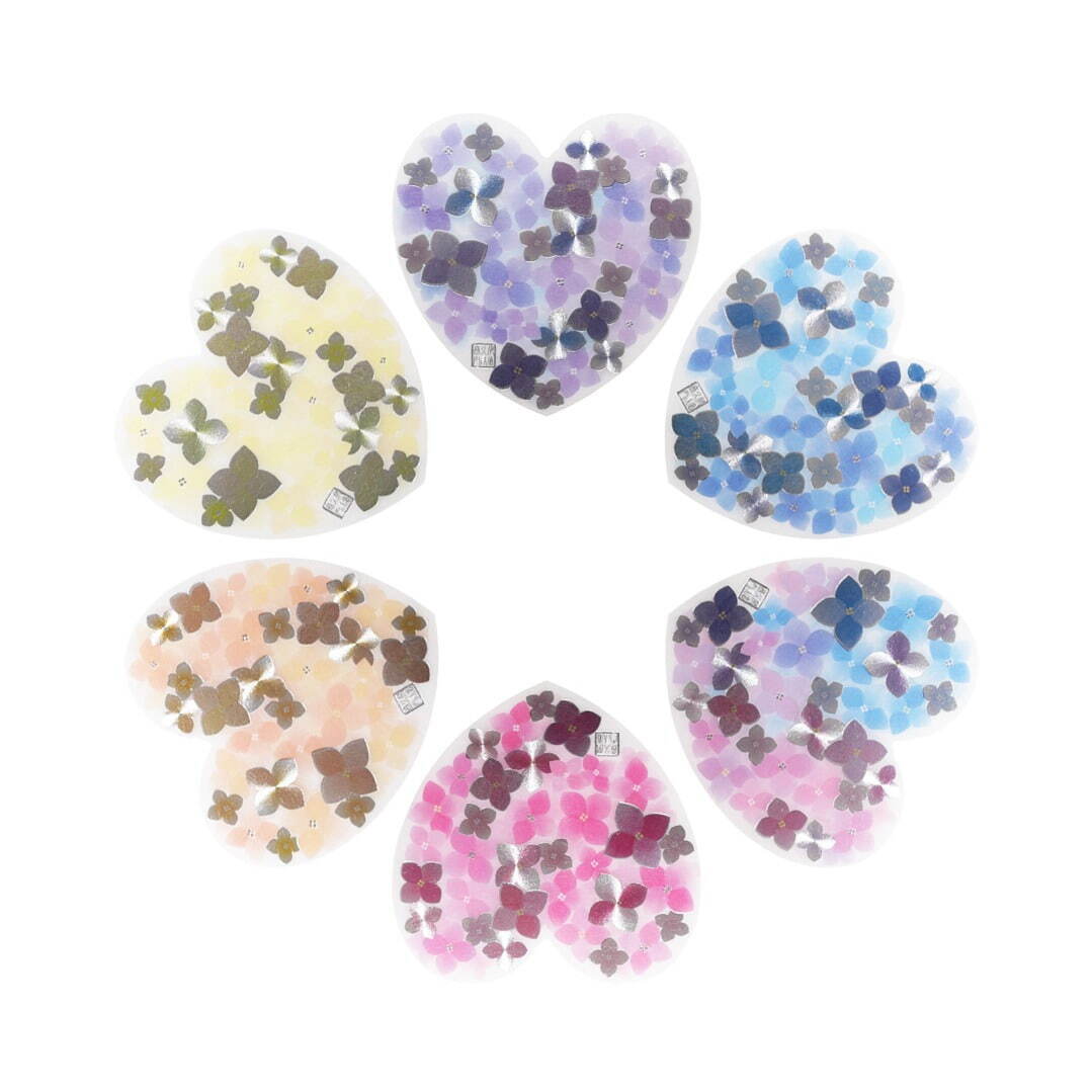 「紫陽花パフェ」を注文で紫陽花コースターをプレゼント ※全6色のうちランダムに1色。