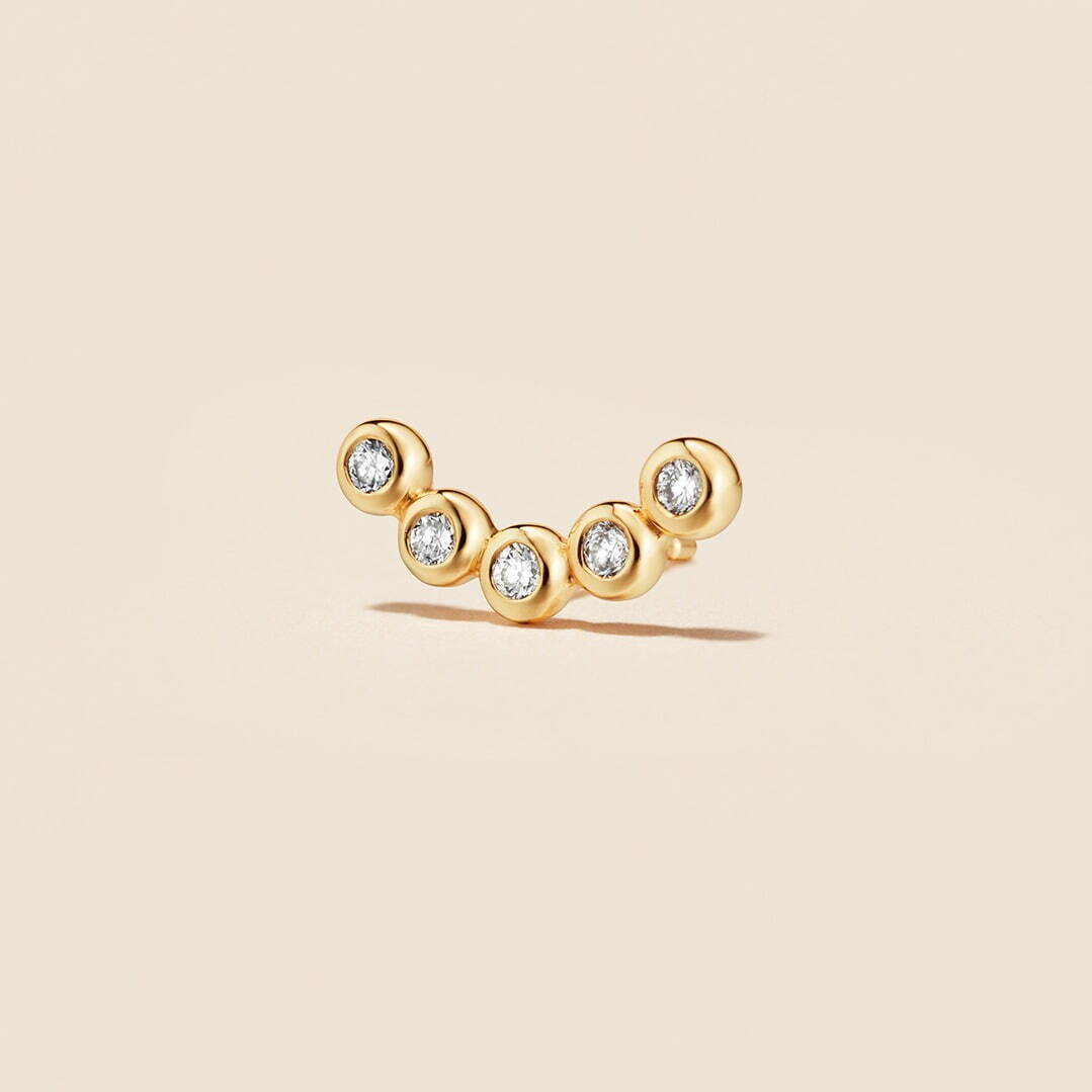 K18YG Pierced earring / LG Diamond 24,200円