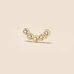 コフル バイ 4℃新作"18Kゴールド×ラボグロウンダイヤ"のピアス＆チェーン付きイヤーカフ｜写真7