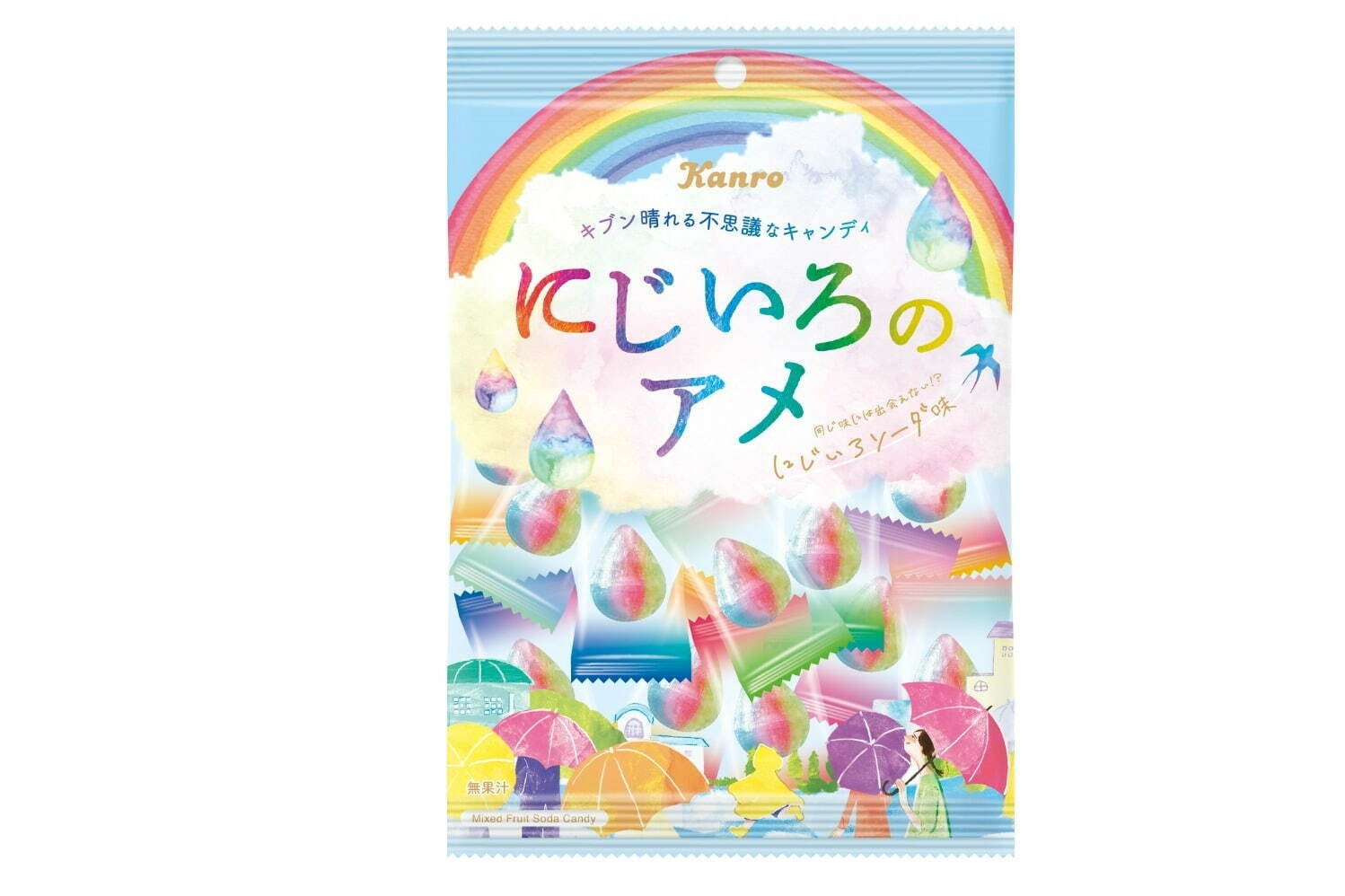 「にじいろのアメ」65g 216円